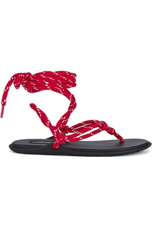 Raye Lillie Sandal in Red,Black. Size 6, 7, 8, 9.