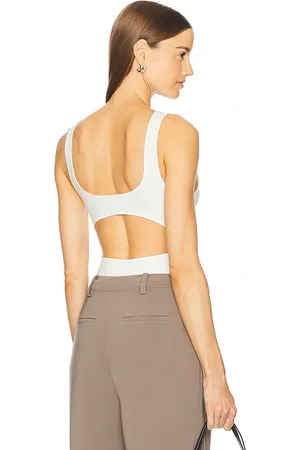 St Agni Rib Bateau Cut Out Top in . Size M, S.