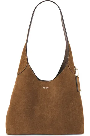Coach Suede Brooklyn Shoulder Bag 28 in .