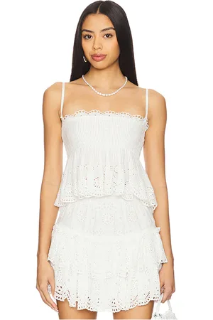 LOVESHACKFANCY Condie Top in . Size S, XL, XS, XXS.