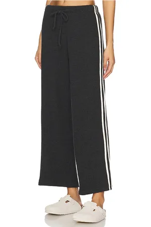 Donni. Thermal Stripe Cropped Pant in . Size M, S, XL, XXS.