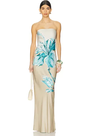 ROCOCO SAND Strapless Maxi Dress in . Size M, S, XL, XS.