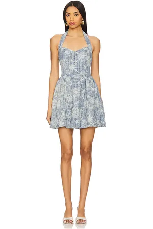 ELLIATT Monica Halter Mini Dress in . Size M, S, XL, XS.