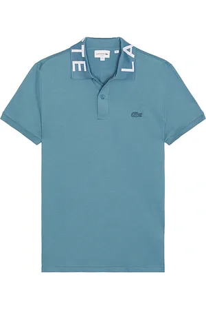 Lacoste Slim Fit Jacquard Collar Stretch Polo in . Size 4, 5, 6.