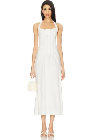 MAJORELLE Alora Midi Dress in . Size M, S, XL, XS.