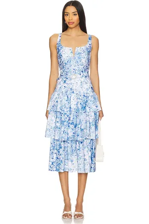 Generation Love Celeste Floral Poplin Dress in . Size M, S, XL, XS.