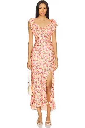 ASTR Maisy Dress in Fuchsia,Orange. Size S, XS.