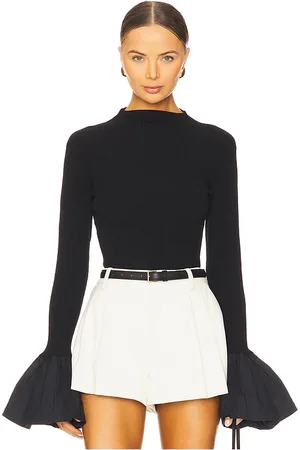 ROTATE Knit High Neck Top in . Size 38.
