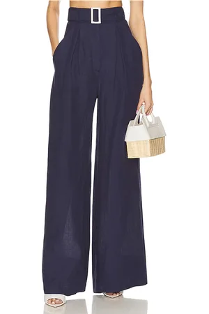 Matthew Bruch Wide Leg Pleated Pant in . Size 6.