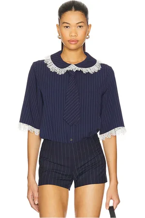 VIVETTA Tie Boxy Shirt in . Size 38, 40.