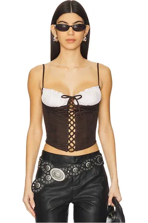 Frankies Bikinis X Bella Hadid Ranch Top in . Size M, S, XL, XS.