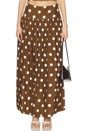 MAJORELLE Dot Maxi Skirt in . Size M, S, XS, XXS.