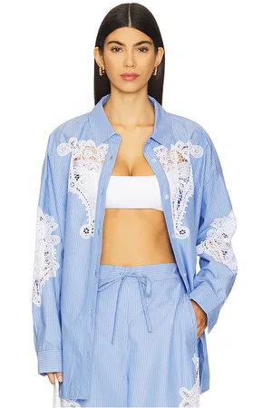 Essentiel Antwerp Hoofd Lace Shirt in . Size M, S, XS.