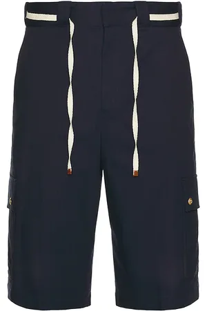 Drôle de Monsieur Drole De Monsieur Workwear Chevron Shorts in . Size M, S, XL/1X.