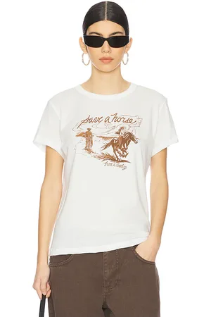 EB DENIM X REVOLVE Save A Horse Tee in . Size M, S.