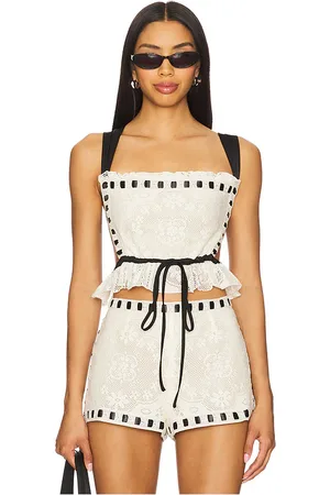 For Love & Lemons Charlotte Lace Top in . Size L.