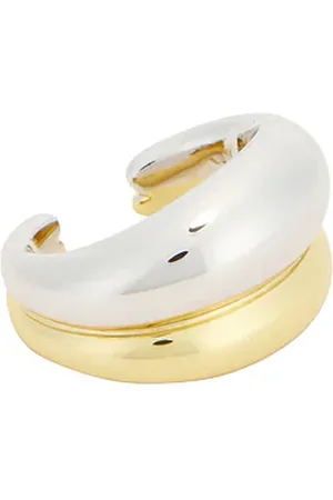 Jennifer Fisher Chavez Ear Cuff in Metallic Gold,Metallic Silver.