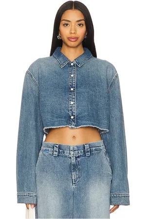 Cotton Citizen Manhattan Crop Shirt in . Size S, XS.