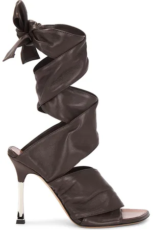 PARIS TEXAS Lorena Lace Up 100 Sandal in . Size 38, 40.