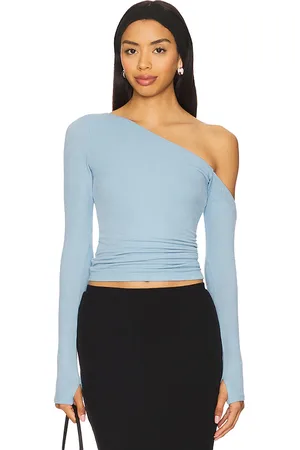 Michael Lauren Magdaleno Long Sleeve Asymmetrical Fitted Cold Shoulder Top in . Size M, S, XL, XS.