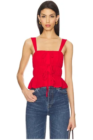 MORE TO COME Betsey Tie Front Top in . Size M, S, XS, XXS.