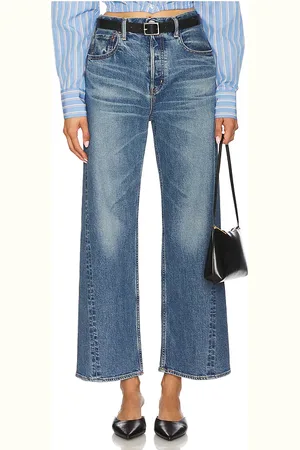 Moussy Salisbury Wide Pants in . Size 25, 26, 27, 28, 31, 32.