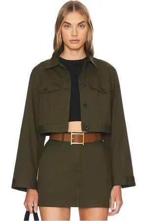 THEORY Crop Trucker Jacket in . Size XL.
