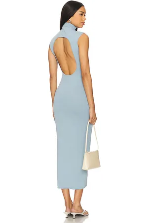 Camila Coelho Phoebe Midi Knit Dress in . Size M, S, XL, XS, XXS.