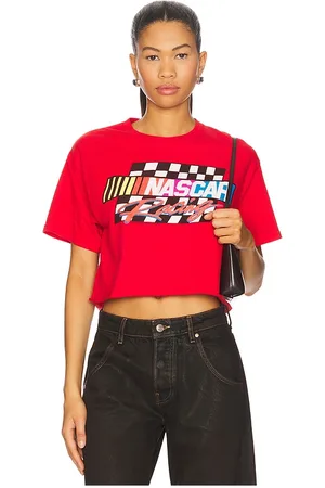 Junk Food Nascar Racing Crop Tee in . Size M, S, XL, XS.