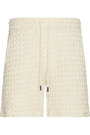 Oas Ecru Porto Waffle Shorts in . Size M, S, XL/1X.