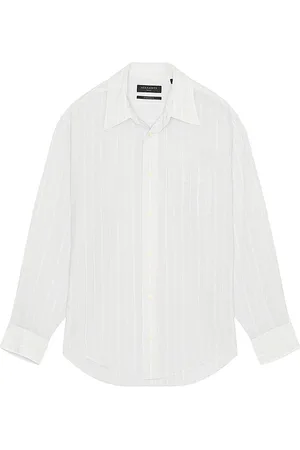 AllSaints Holme Long Sleeve Shirt in . Size M, S, XL/1X.