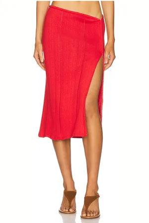 Jade Cropper Side Slit Midi Skirt in . Size 38.
