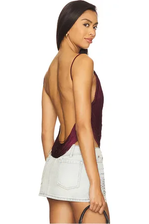 Jaded London Fringe Backless Top in . Size XL.
