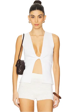 WeWoreWhat Twist Front Flyaway Tank in . Size M, S, XL, XS.