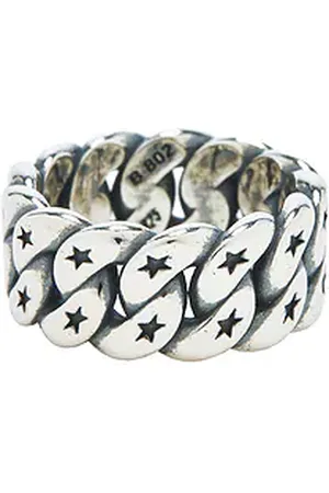 TWOJEYS Cuban Monogram Ring in . Size 18, 20, 22.