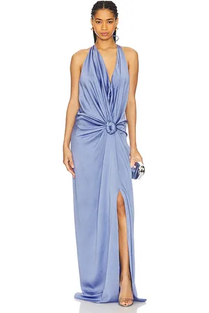 Silvia Tcherassi Torgiano Dress in Lavender,Blue. Size XS.