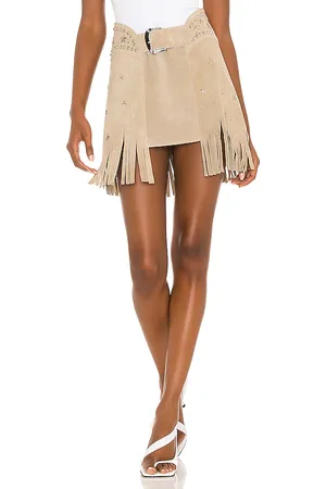 Understated Leather X REVOLVE Paris Texas Full Skirt in . Size M, S, XS.