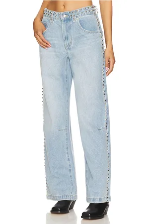 Jaded London Studded Colossus Wide Leg in . Size 28, 30, 32.
