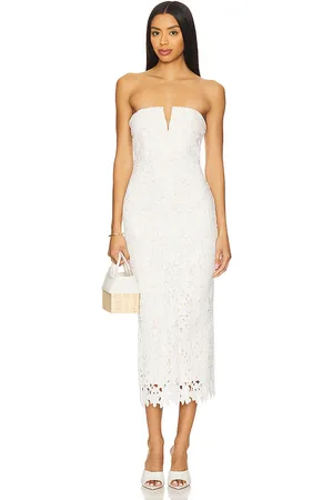 MORE TO COME Scarlett Midi Dress in . Size M, S, XS, XXS.