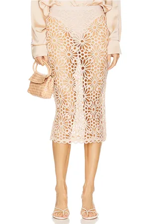 Norma Kamali Straight Midi Skirt in . Size M, S, XL, XS, XXS.