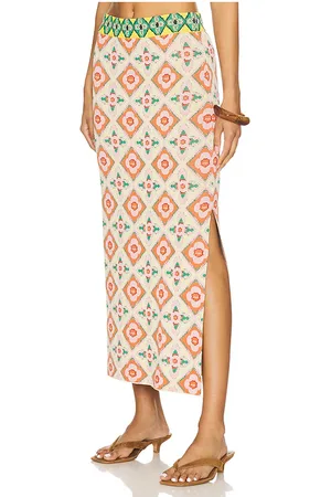 MISA Gwen Skirt in Pink,Lemon. Size M, S, XS.