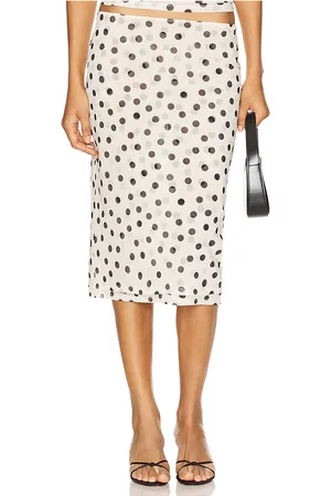LPA Carla Skirt in White,Black. Size M, S, XS, XXS.