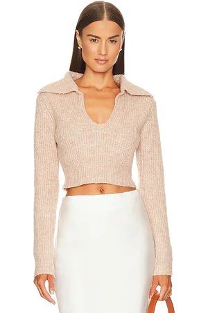 MORE TO COME Carly Deep V Sweater in . Size M.