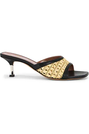 PARIS TEXAS Lorena 55 Mule in Black,Neutral. Size 37, 38, 39.