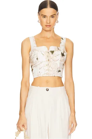 Agua by Agua Bendita Reserva Corset Top in . Size XL, XS.
