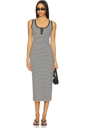 ANINE BING Alessia Tank Midi Dress in . Size M, S, XS.