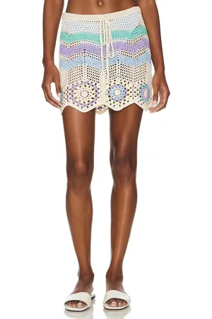 Capittana Vivi Crochet Mini Skirt in . Size XL.