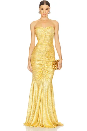 Norma Kamali Strapless Fishtail Gown in . Size M, S.