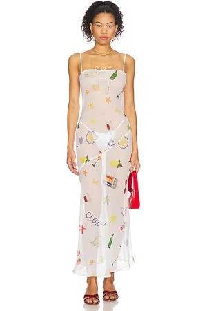For Love & Lemons Marina Maxi Dress in . Size M, S, XL, XS.