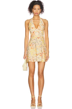 FAITHFULL THE BRAND Mira Mini Dress in . Size M, S, XL, XS.